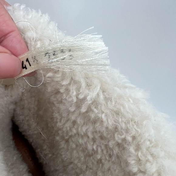 Clergerie Paris Aidanf Faux Fur Fuzzy Shearling Platform Booties In Blanc White - Picture 10 of 11